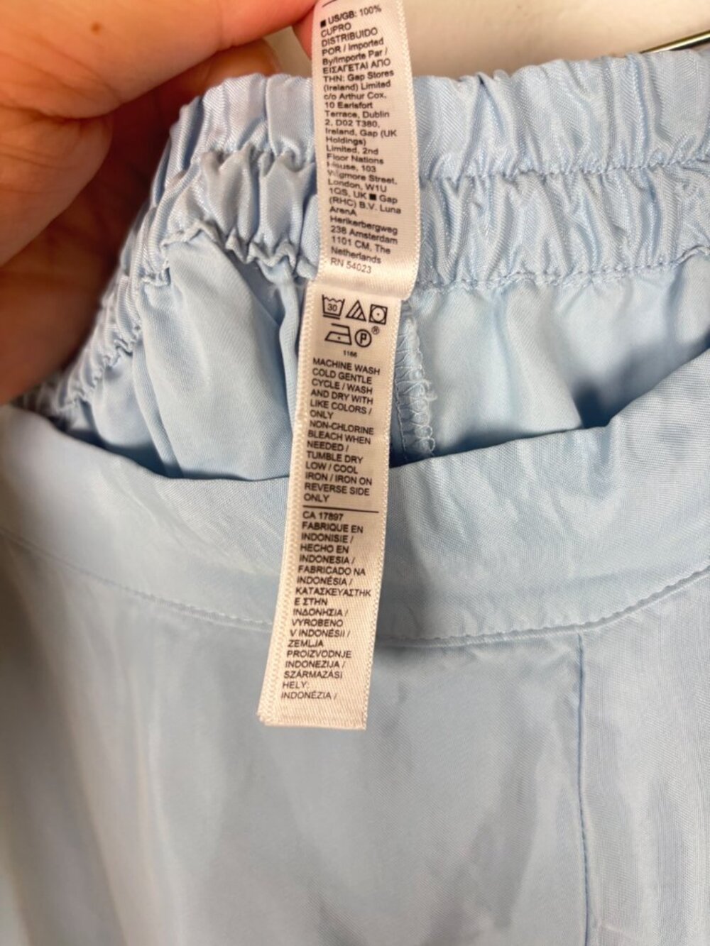 ✨3/$30 Athleta Womens XL Wide Leg Calm Cool Pants Light Blue - Picture 3 of 5